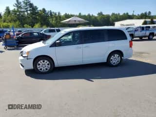 2018 Dodge Grand Caravan SE with VIN 2C4RDGBG6JR134968, listed as a Copart auction lot 72059785 with 100,952 mi miles and Salvage title. Bid and sale history available at DreamBid. Image 1.