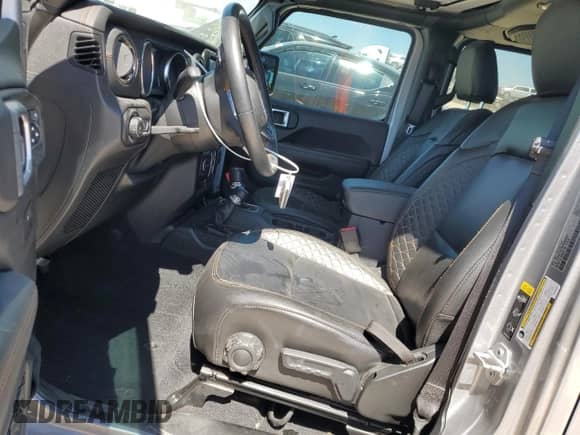 2021 Jeep Wrangler Unlimited Sahara High Altitude with VIN 1C4HJXEG2MW620527, listed as a Copart auction lot 72848894 with 65,598 mi miles and Salvage title. Bid and sale history available at DreamBid. Image 7.