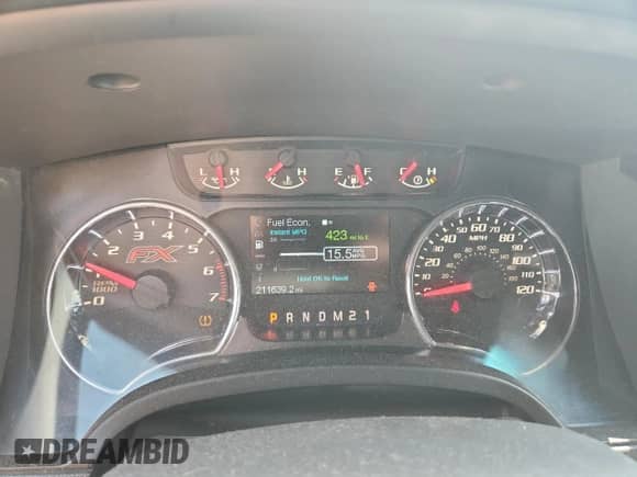 2014 Ford F-150 FX4 with VIN 1FTFW1ET3EFC62441, listed as a Copart auction lot 80851905 with 211,639 mi miles and Salvage title. Bid and sale history available at DreamBid. Image 9.