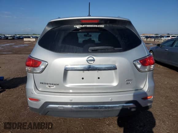 2016 Nissan Pathfinder SV with VIN 5N1AR2MMXGC615520, listed as a Copart auction lot 84034195 with 122,844 mi miles and Clean title. Bid and sale history available at DreamBid. Image 6.