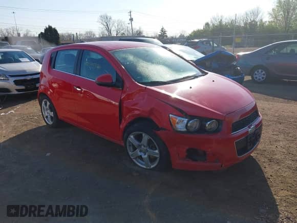 2015 Chevrolet Sonic LTZ with VIN 1G1JE6SB1F4143993, listed as a IAAI auction lot 42095794 with 163,363 mi miles and . Bid and sale history available at DreamBid. Image 1.