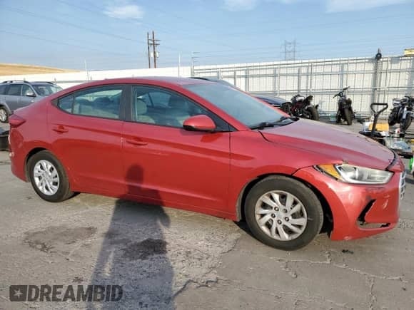 2017 Hyundai Elantra SE z VIN 5NPD74LF0HH069970, wystawiony jako Copart lot #67634115 z przebiegiem 157 336 mil mil oraz Nie do naprawy • Non repairable. Historia ofert i sprzedaży dostępna na DreamBid. Obrazek 4.