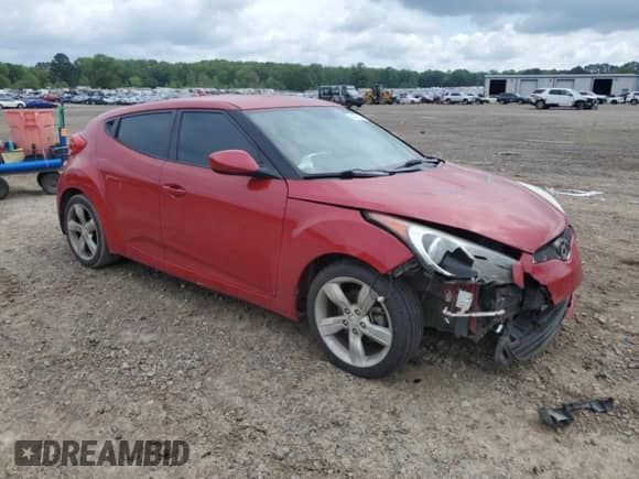 2013 Hyundai Veloster w/Black Int z VIN KMHTC6AD5DU173242, wystawiony jako Copart lot #54733125 z przebiegiem 157 766 mil mil oraz Czysty tytuł • Clean title. Historia ofert i sprzedaży dostępna na DreamBid. Obrazek 4.