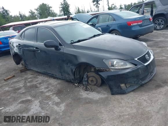 2008 Lexus IS 350 with VIN JTHBE262085017540, listed as a IAAI auction lot 42410781 with Not provided miles and . Bid and sale history available at DreamBid. Image 1.