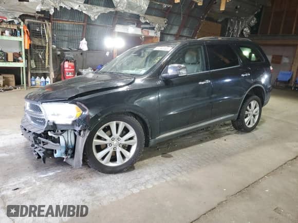 2011 Dodge Durango Crew z VIN 1D4RE4GG5BC674734, wystawiony jako Copart lot #86296195 z przebiegiem 119 910 mil mil oraz Nie do naprawy • Non repairable. Historia ofert i sprzedaży dostępna na DreamBid. Obrazek 1.