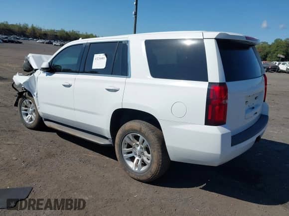 2017 Chevrolet Tahoe Commercial with VIN 1GNSKFEC9HR214265, listed as a IAAI auction lot 43234483 with 173,235 mi miles and . Bid and sale history available at DreamBid. Image 3.
