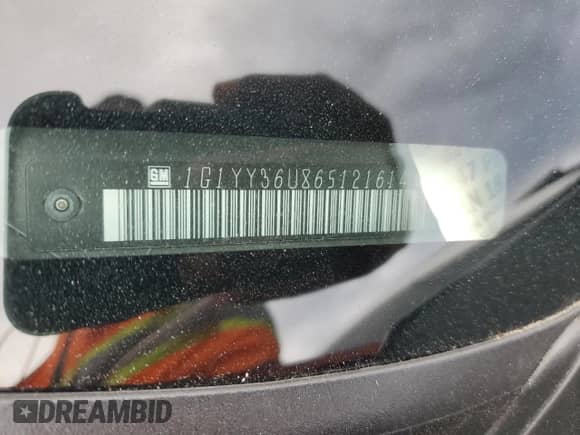 2006 Chevrolet Corvette с VIN 1G1YY36U865121614, выставлен на аукционе Copart как лот 74624824 с пробегом Не указан миль и На запчасти • Non repairable. История ставок и продаж доступна на DreamBid. Изображение 13.