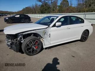 2023 BMW 5 Series 540i xDrive with VIN WBA73BJ0XPWY12913, listed as a Copart auction lot 86690885 with 18,794 mi miles and Salvage title. Bid and sale history available at DreamBid. Image 1.