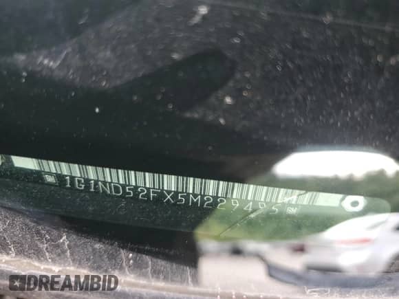 2005 Chevrolet Malibu Classic с VIN 1G1ND52FX5M229495, выставлен на аукционе Copart как лот 60052015 с пробегом Не указан миль и Списание • Salvage title. История ставок и продаж доступна на DreamBid. Изображение 12.