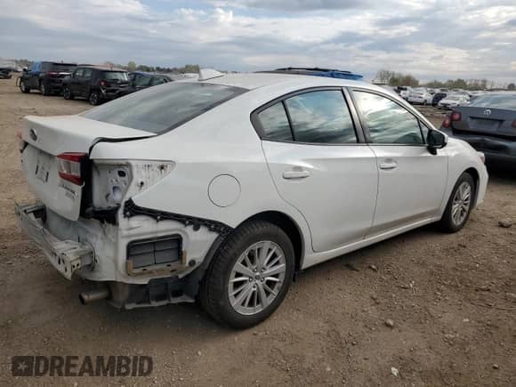 2017 Subaru Impreza Premium with VIN 4S3GKAB61H3604201, listed as a Copart auction lot 85917895 with 51,432 mi miles and Salvage title. Bid and sale history available at DreamBid. Image 3.
