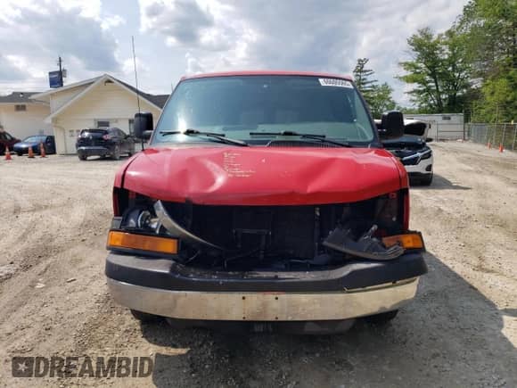 2010 Chevrolet Express Passenger LT with VIN 1GA2G1DG7A1160950, listed as a Copart auction lot 60605565 with 173,684 mi miles and Salvage title. Bid and sale history available at DreamBid. Image 5.