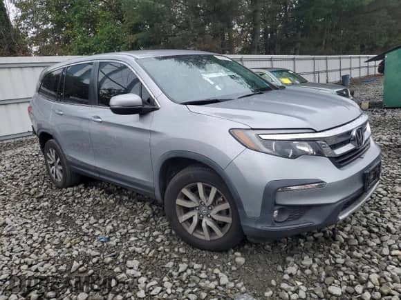 2020 Honda Pilot EX with VIN 5FNYF6H36LB048403, listed as a Copart auction lot 82045095 with Not provided miles and Salvage title. Bid and sale history available at DreamBid. Image 4.