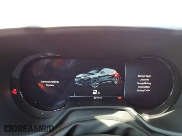 2024 Dodge Hornet R/T with VIN ZACPDFCW4R3A24211, listed as a Copart auction lot 71443674 with 5,910 mi miles and Salvage title. Bid and sale history available at DreamBid. Image 9.