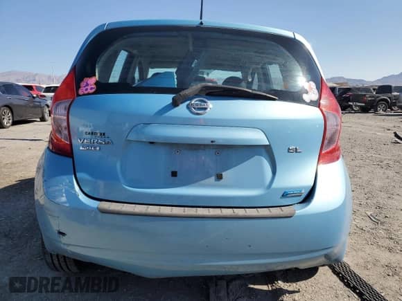 2015 Nissan Note SL с VIN 3N1CE2CP4FL368800, выставлен на аукционе Copart как лот 57629755 с пробегом Не указан миль и Списание • Salvage title. История ставок и продаж доступна на DreamBid. Изображение 6.