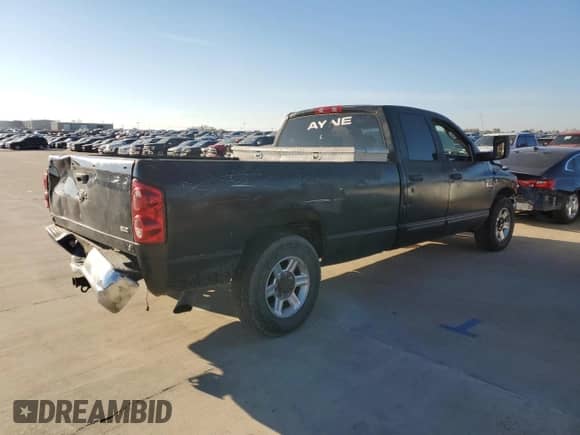 2007 Dodge 2500 SLT with VIN 3D7KR28C47G728716, listed as a Copart auction lot 81971444 with Not provided miles and Salvage title. Bid and sale history available at DreamBid. Image 3.