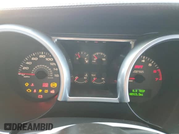 2009 Ford Mustang Shelby GT500 z VIN 1ZVHT88S795137917, wystawiony jako Copart lot #84049944 z przebiegiem 40 915 mil mil oraz Szkoda całkowita • Salvage title. Historia ofert i sprzedaży dostępna na DreamBid. Obrazek 9.