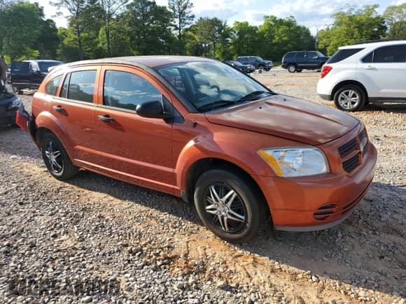 2007 Dodge Caliber with VIN 1B3HB28B97D192747, listed as a Copart auction lot 52386615 with 167,439 mi miles and Salvage title. Bid and sale history available at DreamBid. Image 4.