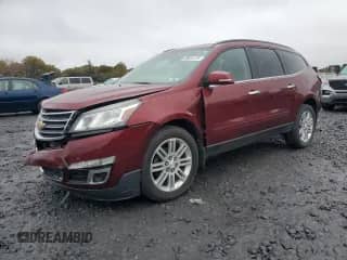 2015 Chevrolet Traverse LT with VIN 1GNKVGKDXFJ123608, listed as a Copart auction lot 85916135 with 96,586 mi miles and Salvage title. Bid and sale history available at DreamBid. Image 1.