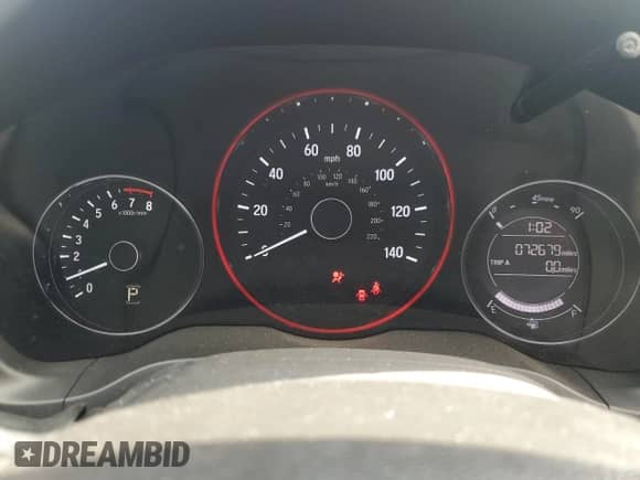 2020 Honda HR-V LX with VIN 3CZRU5H30LM714827, listed as a Copart auction lot 81701685 with 72,679 mi miles and Clean title. Bid and sale history available at DreamBid. Image 9.