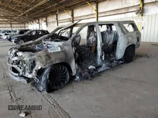 2021 Cadillac Escalade ESV Sport z VIN 1GYS4PKLXMR349661, wystawiony jako Copart lot #68909375 z przebiegiem Nie podano mil oraz Nie do naprawy • Non repairable. Historia ofert i sprzedaży dostępna na DreamBid. Obrazek 1.