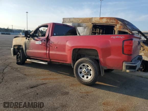 2015 Chevrolet Silverado 2500HD Work Truck with VIN 1GC0KUEG1FZ133295, listed as a Copart auction lot 68313495 with Not provided miles and Salvage title. Bid and sale history available at DreamBid. Image 2.