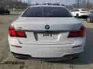 2015 BMW 7 Series 750i xDrive with VIN WBAYB6C50FD225492, listed as a Copart auction lot 50018225 with 76,059 mi miles and Salvage title. Bid and sale history available at DreamBid. Image 6.