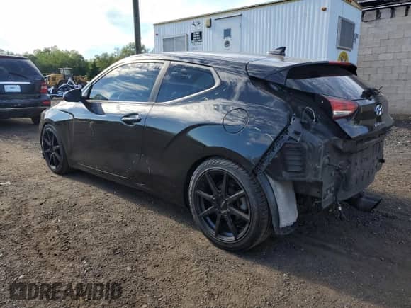 2019 Hyundai Veloster 2.0 with VIN KMHTG6AF0KU005852, listed as a Copart auction lot 69410835 with 84,536 mi miles and Salvage title. Bid and sale history available at DreamBid. Image 2.