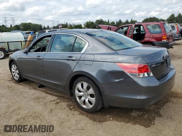 2010 Honda Accord EX-L with VIN 1HGCP2F87AA144420, listed as a Copart auction lot 68669855 with 107,911 mi miles and Salvage title. Bid and sale history available at DreamBid. Image 2.