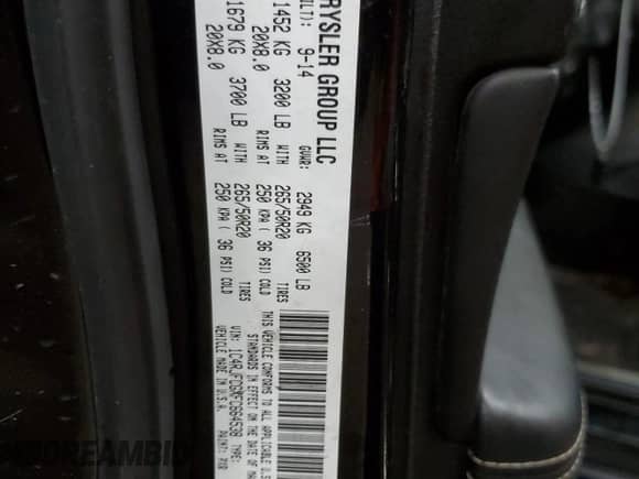 2015 Jeep Grand Cherokee Overland с VIN 1C4RJFCGXFC664538, выставлен на аукционе Copart как лот 68208095 с пробегом 86 861 миль миль и Чистый • Clean title. История ставок и продаж доступна на DreamBid. Изображение 14.