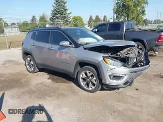 2019 Jeep Compass Limited z VIN 3C4NJDCB9KT843224, wystawiony jako IAAI lot #43202857 z przebiegiem 106 888 mil mil oraz . Historia ofert i sprzedaży dostępna na DreamBid. Obrazek 1.