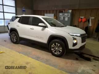 2025 Chevrolet Equinox FWD LT z VIN 3GNAXHEG3SL207726, wystawiony jako Copart lot #41887735 z przebiegiem 843 mil mil oraz Szkoda całkowita • Salvage title. Historia ofert i sprzedaży dostępna na DreamBid. Obrazek 4.