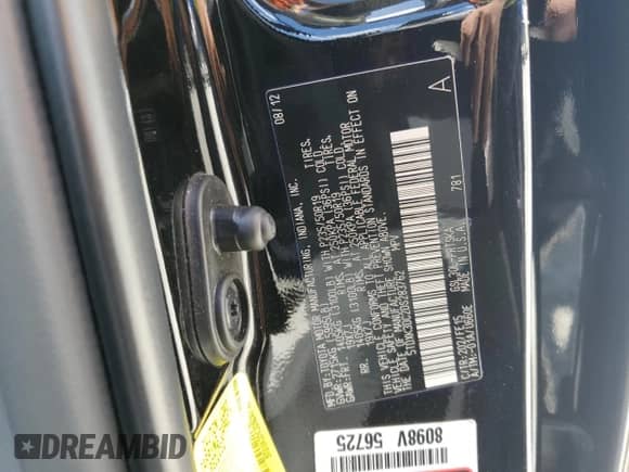 2013 Toyota Sienna SE with VIN 5TDXK3DC2DS283762, listed as a Copart auction lot 64585045 with 212,874 mi miles and Salvage title. Bid and sale history available at DreamBid. Image 13.