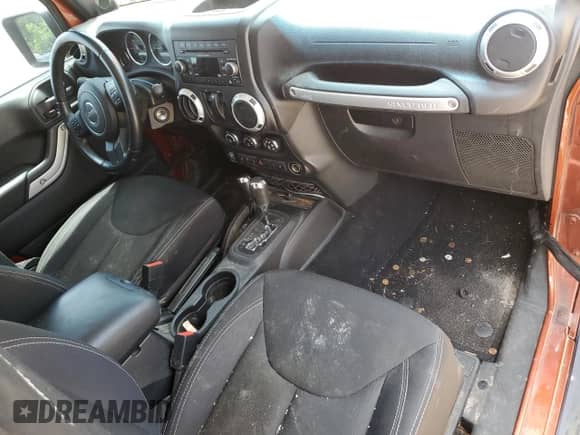 2014 Jeep Wrangler Rubicon with VIN 1C4BJWCG7EL221506, listed as a Copart auction lot 62457345 with 69,606 mi miles and Salvage title. Bid and sale history available at DreamBid. Image 8.