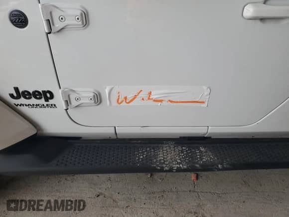 2021 Jeep Wrangler Unlimited Sahara High Altitude with VIN 1C4HJXEG4MW540677, listed as a Copart auction lot 76091414 with Not provided miles and Salvage title. Bid and sale history available at DreamBid. Image 12.