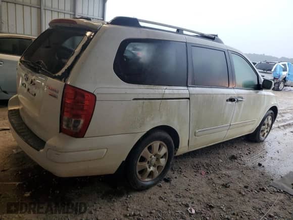 2007 Hyundai Entourage GLS with VIN KNDMC233776034423, listed as a Copart auction lot 61694055 with Not provided miles and Clean title. Bid and sale history available at DreamBid. Image 3.