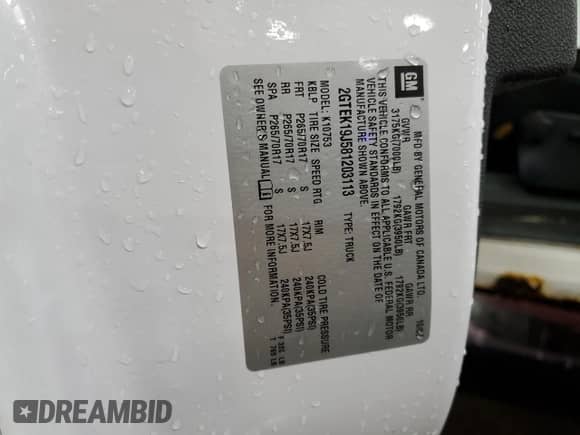 2008 GMC Sierra 1500 SLE2 z VIN 2GTEK19J581203113, wystawiony jako Copart lot #42511865 z przebiegiem 187 495 mil mil oraz Szkoda całkowita • Salvage title. Historia ofert i sprzedaży dostępna na DreamBid. Obrazek 13.
