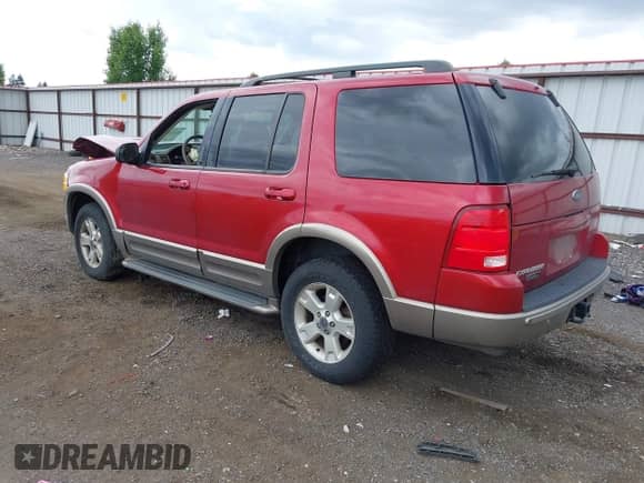 2003 Ford Explorer Eddie Bauer z VIN 1FMDU74K03UC30186, wystawiony jako IAAI lot #42373893 z przebiegiem 103 172 mil mil oraz . Historia ofert i sprzedaży dostępna na DreamBid. Obrazek 3.