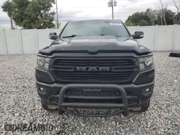 2020 Ram 1500 Lone Star z VIN 1C6SRFFT5LN297154, wystawiony jako Copart lot #85007465 z przebiegiem 92 088 mil mil oraz Szkoda całkowita • Salvage title. Historia ofert i sprzedaży dostępna na DreamBid. Obrazek 5.