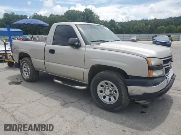 2006 Chevrolet Silverado 1500 Work Truck с VIN 3GCEK14V06G190270, выставлен на аукционе Copart как лот 62865225 с пробегом 110 847 миль миль и Списание • Salvage title. История ставок и продаж доступна на DreamBid. Изображение 4.