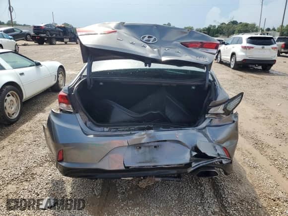 2018 Hyundai Sonata Sport with VIN 5NPE34AF0JH646148, listed as a Copart auction lot 69790185 with 95,843 mi miles and Salvage title. Bid and sale history available at DreamBid. Image 6.