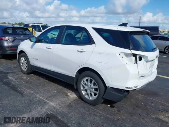 2023 Chevrolet Equinox LS z VIN 3GNAXHEG9PL170396, wystawiony jako IAAI lot #43345371 z przebiegiem 54 127 mil mil oraz . Historia ofert i sprzedaży dostępna na DreamBid. Obrazek 3.