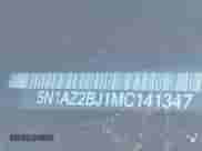 2021 Nissan Murano SV with VIN 5N1AZ2BJ1MC141347, listed as a IAAI auction lot 43013122 with 92,020 mi miles and . Bid and sale history available at DreamBid. Image 9.