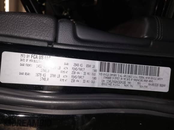 2017 Jeep Grand Cherokee Altitude with VIN 1C4RJFAG0HC624166, listed as a IAAI auction lot 42440533 with 57,412 mi miles and . Bid and sale history available at DreamBid. Image 9.