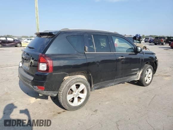 2014 Jeep Compass Sport z VIN 1C4NJDBB9ED544845, wystawiony jako Copart lot #81043775 z przebiegiem 61 554 mil mil oraz Czysty tytuł • Clean title. Historia ofert i sprzedaży dostępna na DreamBid. Obrazek 3.