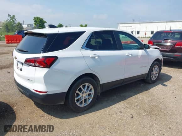 2022 Chevrolet Equinox LT with VIN 3GNAXUEV3NL203090, listed as a IAAI auction lot 42783691 with 72,855 mi miles and . Bid and sale history available at DreamBid. Image 4.