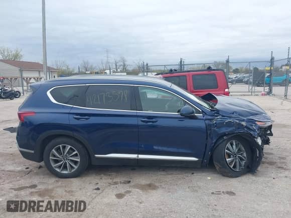 2019 Hyundai Santa Fe SEL with VIN 5NMS3CAD0KH055120, listed as a IAAI auction lot 42173578 with 86,163 mi miles and . Bid and sale history available at DreamBid. Image 14.