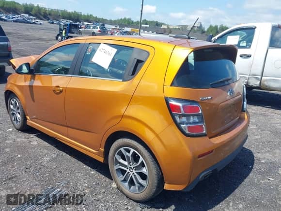 2018 Chevrolet Sonic LT with VIN 1G1JD6SG7J4102906, listed as a IAAI auction lot 42740361 with 73,254 mi miles and . Bid and sale history available at DreamBid. Image 3.
