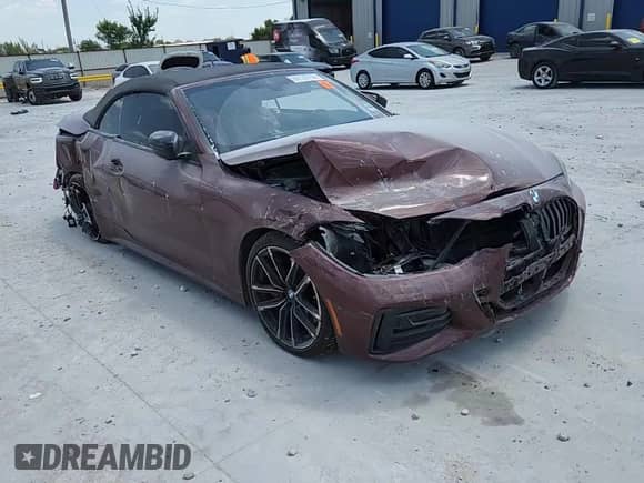 2023 BMW 4 Series 430i with VIN WBA23AT0XPCL16545, listed as a Copart auction lot 66128755 with 22,378 mi miles and Salvage title. Bid and sale history available at DreamBid. Image 14.