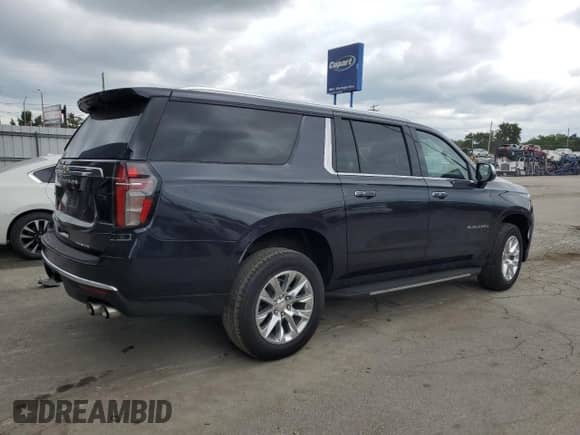 2023 Chevrolet Suburban Premier с VIN 1GNSKFKD1PR559589, выставлен на аукционе Copart как лот 65499175 с пробегом 40 527 миль миль и Списание • Salvage title. История ставок и продаж доступна на DreamBid. Изображение 3.