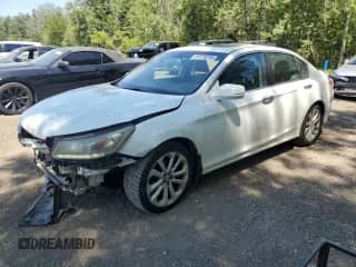 2015 Honda Accord Touring z VIN 1HGCR2F91FA808916, wystawiony jako Copart lot #64876215 z przebiegiem 221 677 mil mil oraz Szkoda całkowita • Salvage title. Historia ofert i sprzedaży dostępna na DreamBid. Obrazek 1.